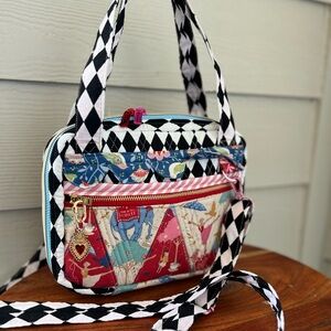 One of a kind crochet knitting needles case Tilda Fabric Jubilee